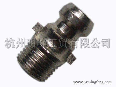 9320220 纺织公接 ZG1/8M 铜镀亚光镍