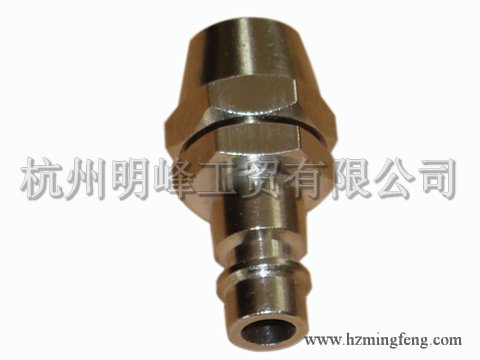 9350213 德式宝盖公接8*12P 铜镀镍