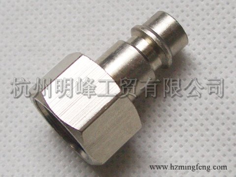 9350231 德式公接G1/4F 铜镀镍